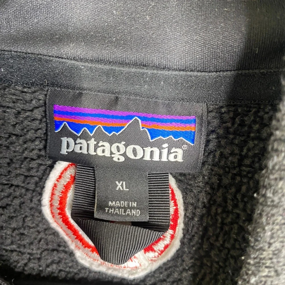 Patagonia Better Sweater 1/4 Zip Fleece Mens XL Black Pullover 25522 FA17